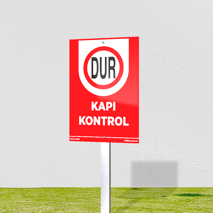motorlu taşıt kontrol levhası
