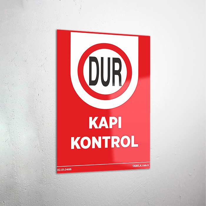 Kapı Kontrol Levhası