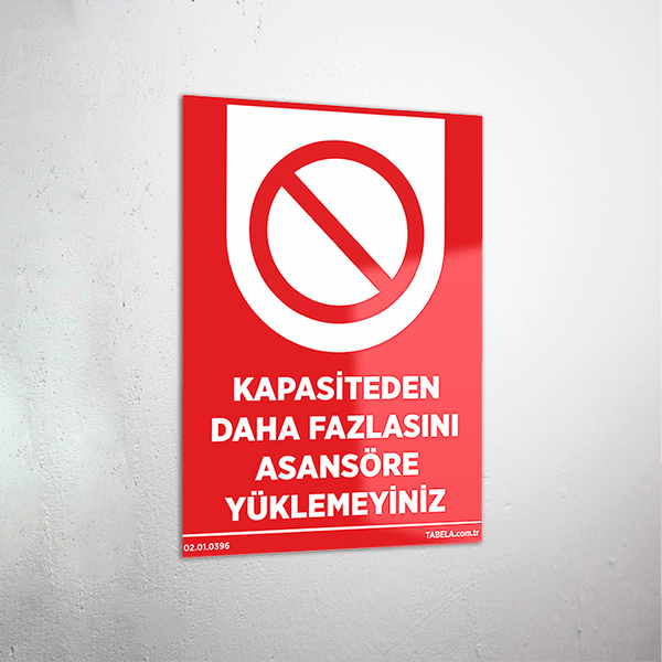 Personel uyarı levhaları