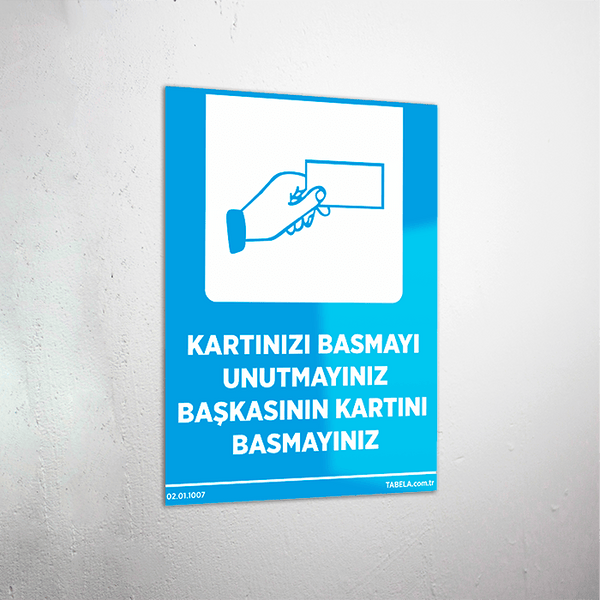 uyarı levhası