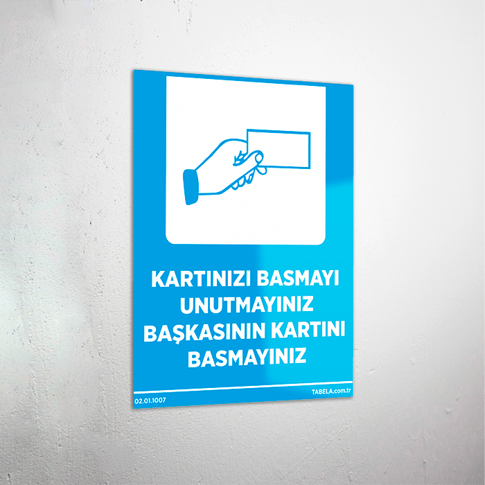 uyarı levhası