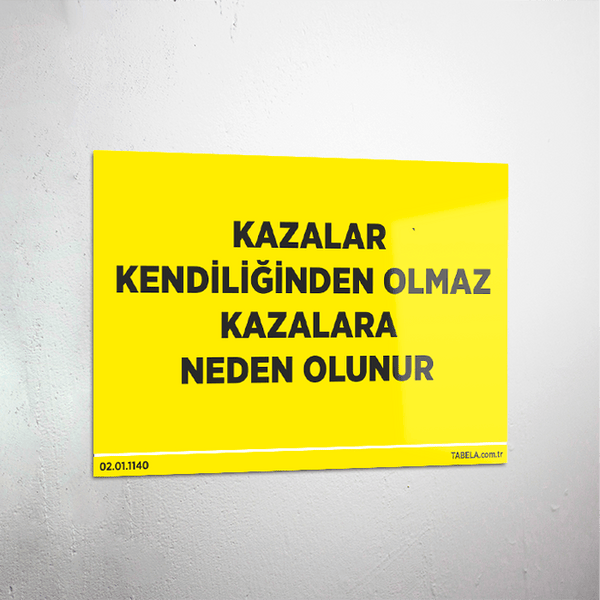 uyarı levhası