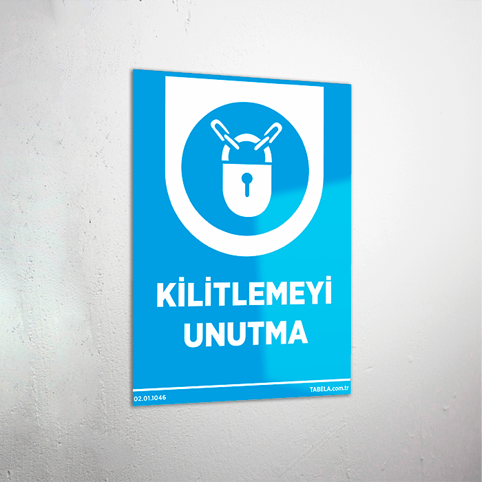 uyarı levhası