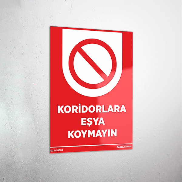 Personel uyarı levhaları
