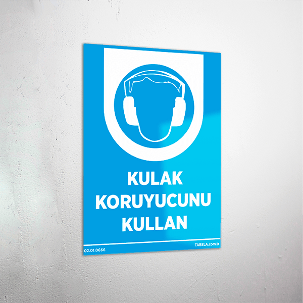 personel uyarı levhası