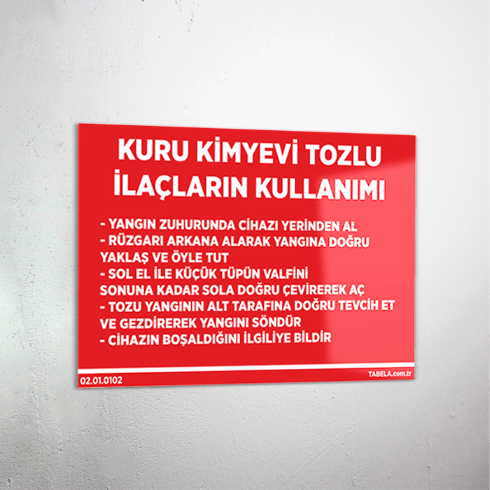 kimyevi tozlu ilaçların kullanımı