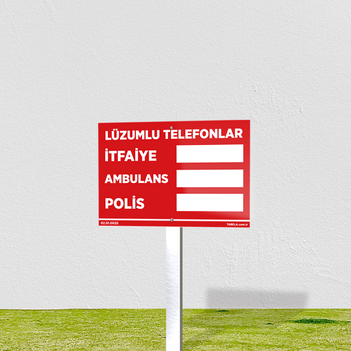 acil telefon numaları
