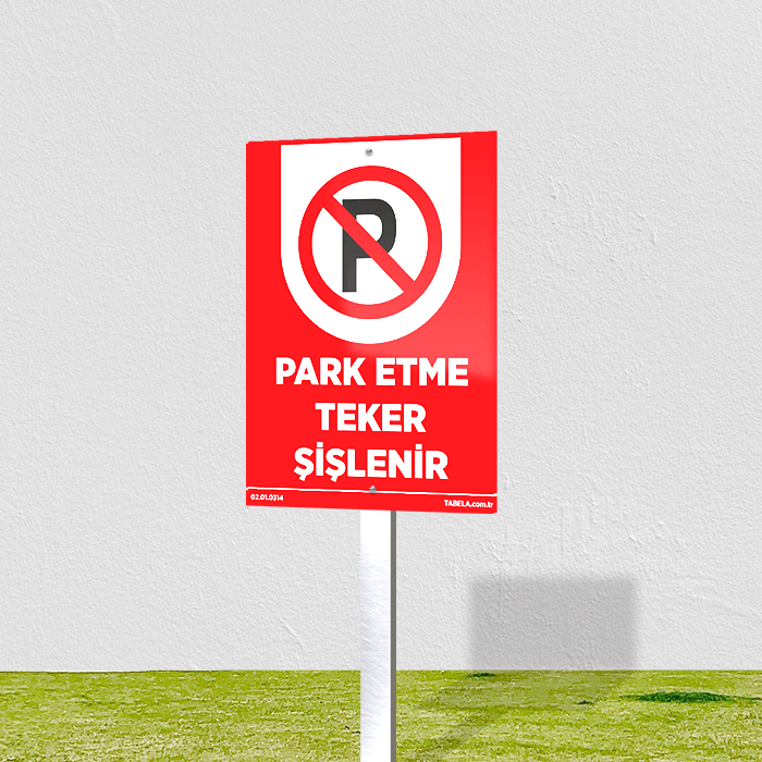 yabancı araç ikaz levhası