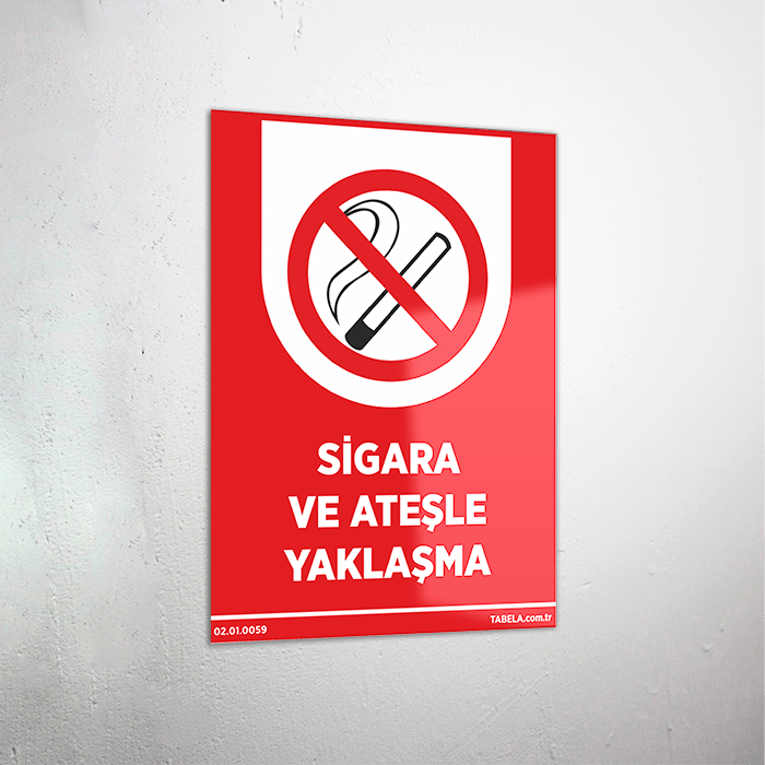 sigara içilmez levhası