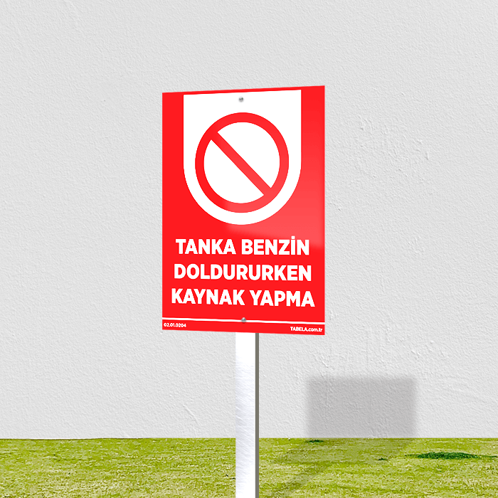benzin doldurma talimatı