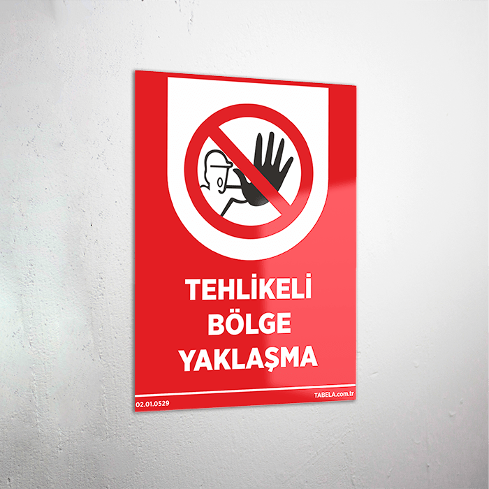 Tehlikeli Bölge Yaklaşma Levhası