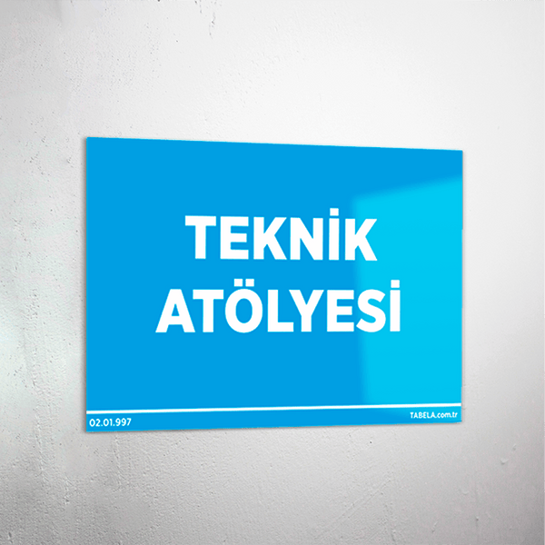 atölye levhası