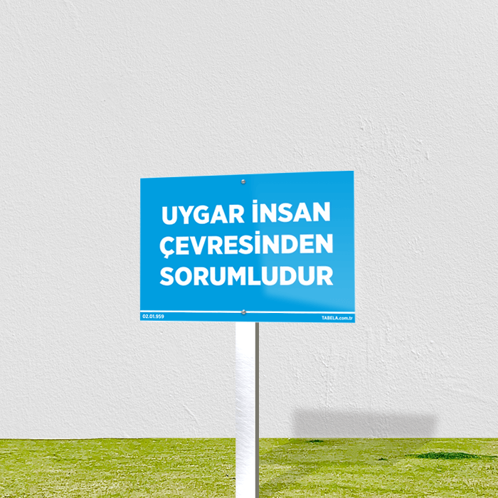uyarı levhası