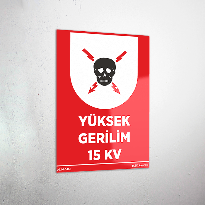 yüksek gerilim levhası
