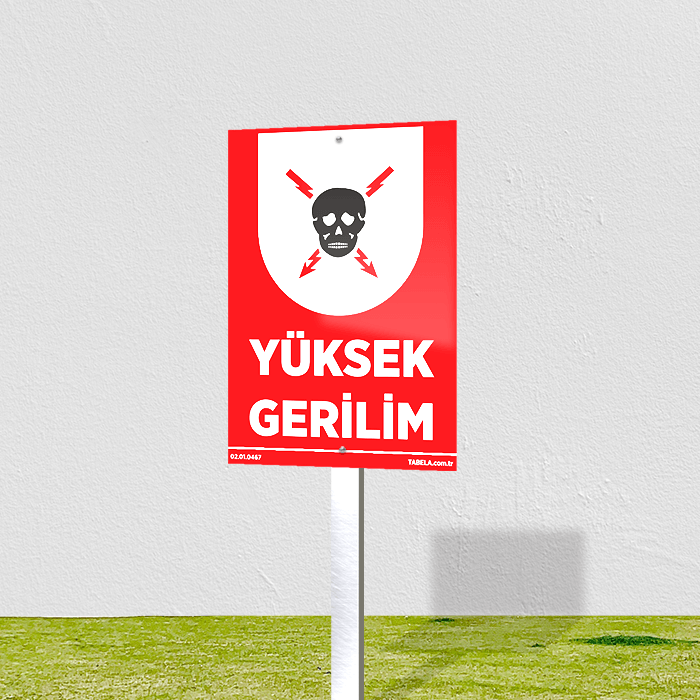 Yüksek Gerilim Levhası