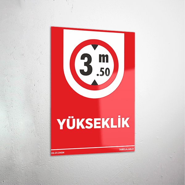 yükseklik levhası