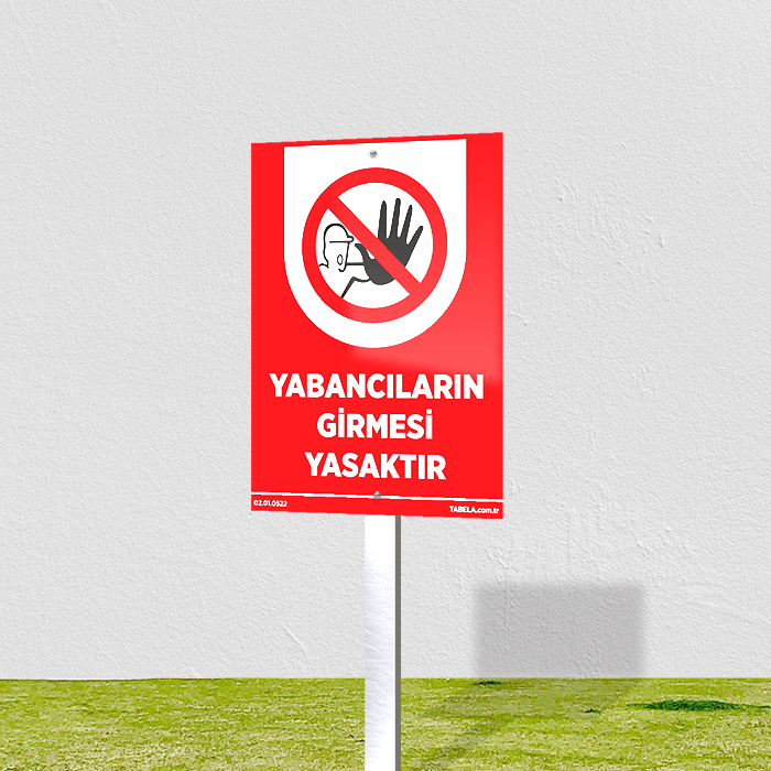 yasak levhası