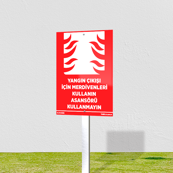 yangın çıkışı levhası