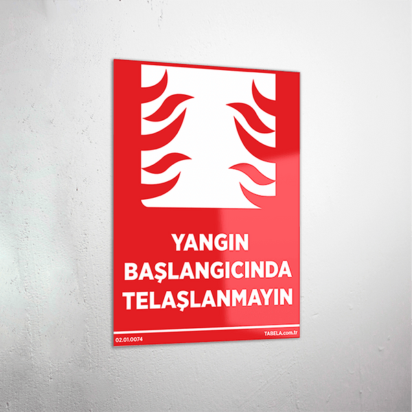 yangın levhası