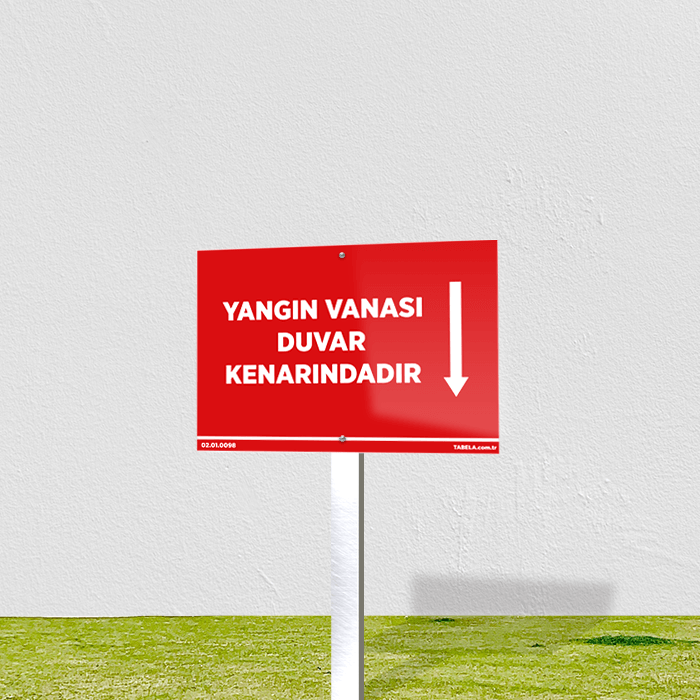 yangın yön levhaları