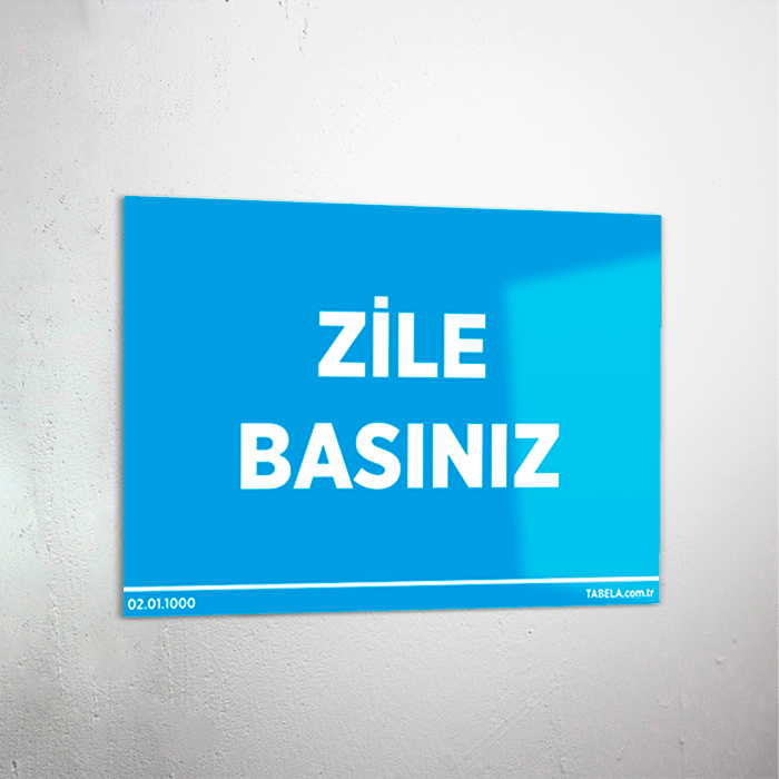 uyarı levhası